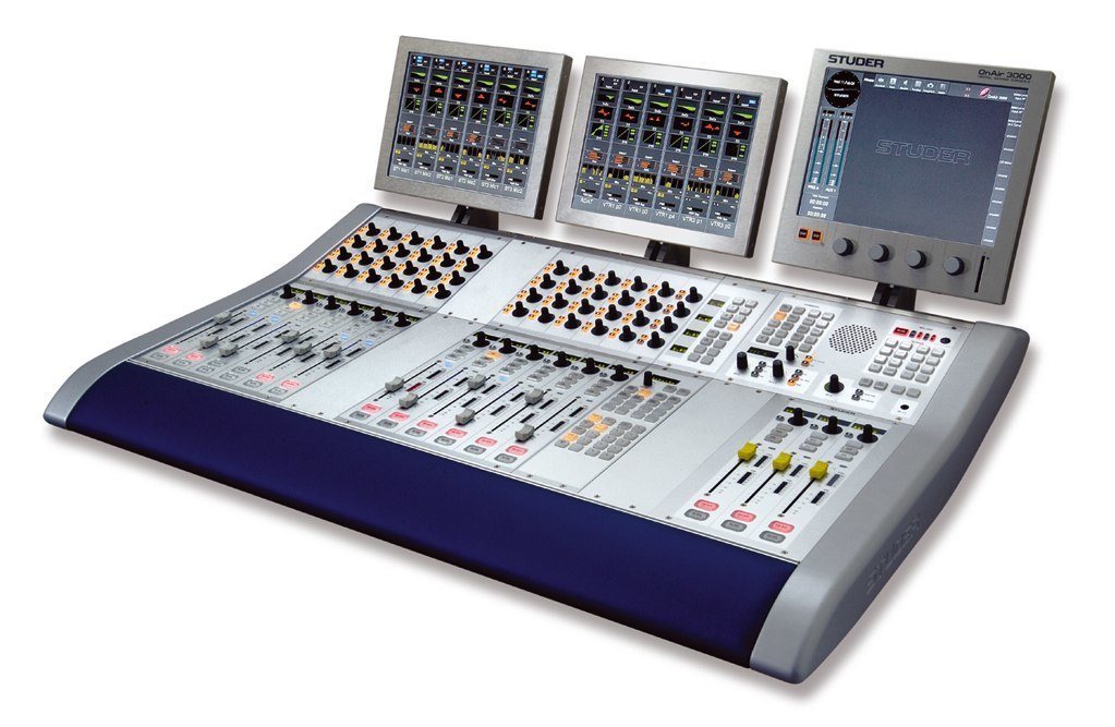 table de mixage broadcast