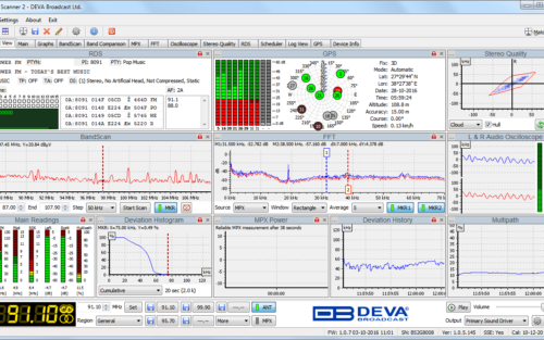 Band scanner 2 DEVA Analyseur et monitoring FM