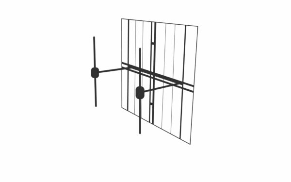 Antenne FM Large bande a double dipole H V