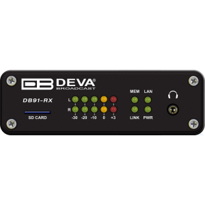 DB91-RX DEVA Décodeur audio réseau IP