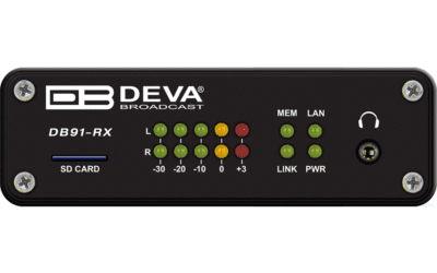 DB91-RX DEVA Décodeur audio réseau IP