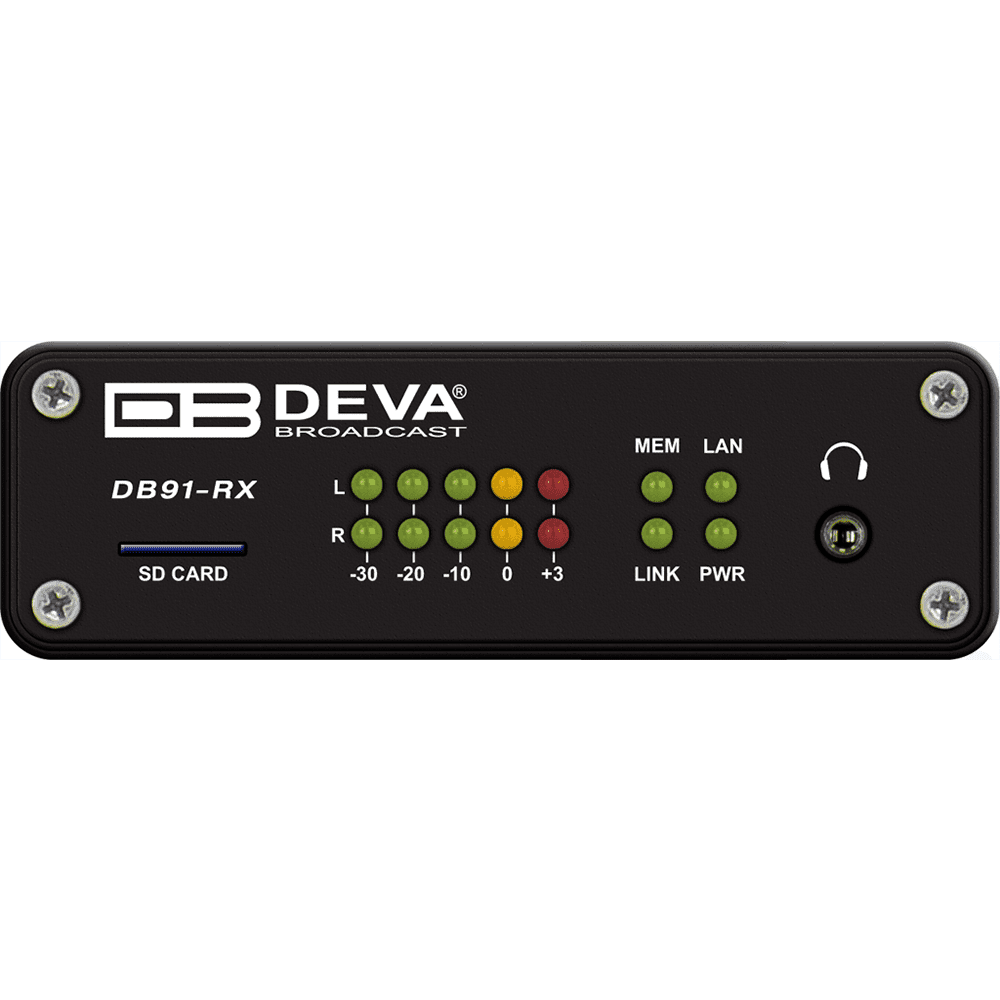 DB91 RX DEVA Decodeur audio reseau IP