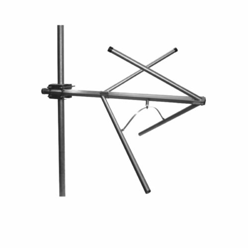 ANTENNE DIPÔLE CROISÉE EN ACIER INOXYDABLE, CONNECTEUR 800W N