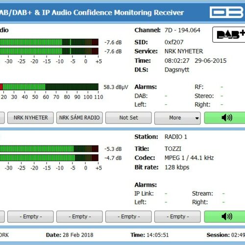 Systèmes de Monitoring DAB/DAB+