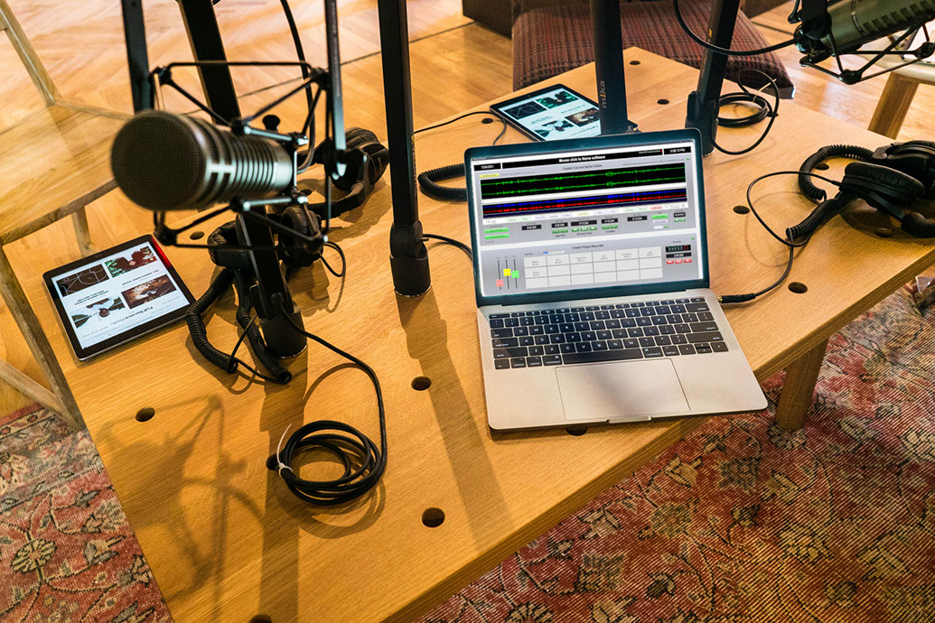 Enregistreur monteur pour la production radio et podcast