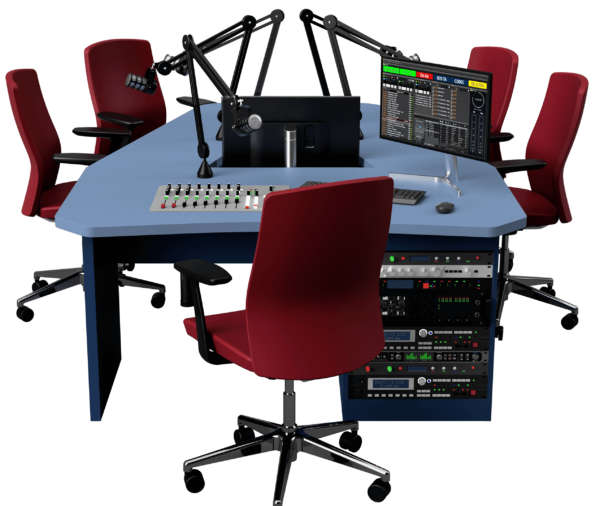mobilier studio radio tv topdesk L