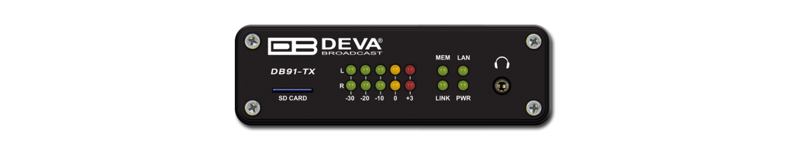 DB91-TX DEVA Encodeur Audio IP